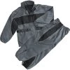 Riding Gear NexGen SH2216 Men's Oxford Black And Gray Rain Suit Water Resistant