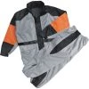 Riding Gear NexGen SH2217 Men's Orange And Silver Oxford Water-Resistant Rain Suit