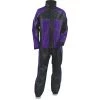 NexGen SH2222 Ladies Purple And Black Oxford Water Proof Rain Suit Rain Gear
