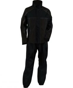 NexGen Ladies SH2222 Black Water Proof Rain Suit