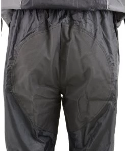 Milwaukee Leather SH2225L Women's Black And Grey Waterproof Rain Suit With Reflective Piping Rain Gear