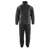 NexGen Ladies SH222503 Black And Grey Hooded Water Proof Rain Suit Rain Gear