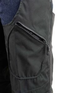 NexGen SH2258 Men's Black Textile Riding Chaps With Heat Protection