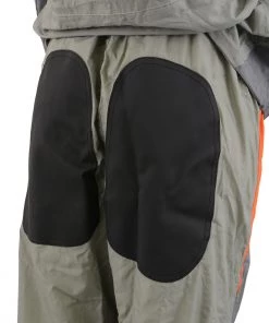 Milwaukee Leather SH2336SGO Women's Gray And Orange Rain Suit Water Resistant With Reflective Piping Rain Gear