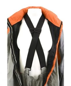 Milwaukee Leather SH2336SGO Women's Gray And Orange Rain Suit Water Resistant With Reflective Piping Rain Gear