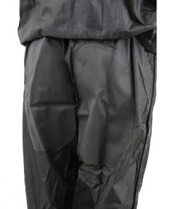 Rain Gear Milwaukee Leather SH2342 Women's Black Water Resistant Rain Suit With Reflective Butterflies