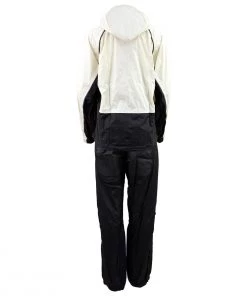 NexGen Ladies SH2344 Beige And Black Hooded Water Proof Rain Suit Rain Gear
