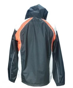 NexGen Ladies SH2349 Black, Beige And Orange Hooded Water Proof Rain Suit