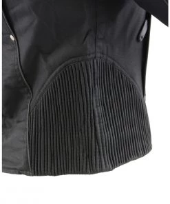 Motorcycle Jackets Milwaukee Leather SH2366 Ladies'Reflective Tribal' Black Armored Textile Jacket