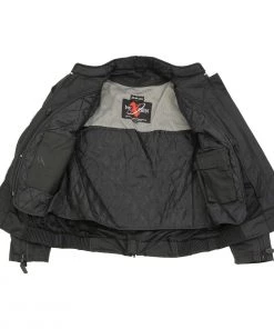 Motorcycle Jackets Milwaukee Leather SH2366 Ladies'Reflective Tribal' Black Armored Textile Jacket