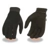 Xelement XG44612 Men's Black Textile Mechanics Gloves With Amara Bottom