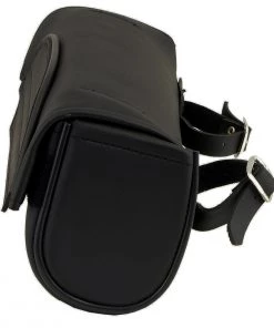 Riding Gear Milwaukee Leather SH621 Black PVC Motorcycle Tool Bag With Velcro Closure