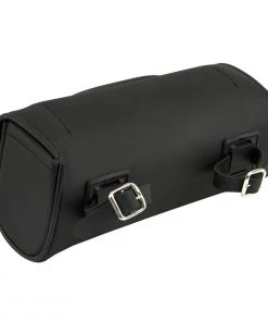 Riding Gear Milwaukee Leather SH621 Black PVC Motorcycle Tool Bag With Velcro Closure