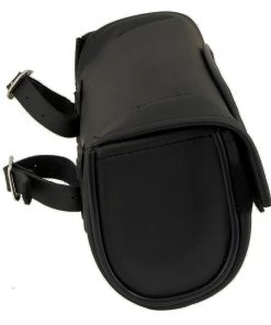 Riding Gear Milwaukee Leather SH621 Black PVC Motorcycle Tool Bag With Velcro Closure