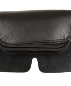 Xelement X-67104 Large 3 In 1 Black Triple Pocket PVC Travel Windshield Bag Riding Gear