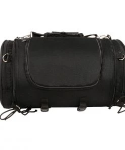 Milwaukee Performance X-683 Black Large Textile Motorcycle Tour Duffle Roll Bag Riding Gear
