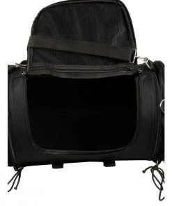 Milwaukee Performance X-683 Black Large Textile Motorcycle Tour Duffle Roll Bag Riding Gear