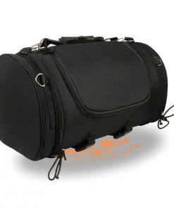 Milwaukee Performance X-683 Black Large Textile Motorcycle Tour Duffle Roll Bag Riding Gear