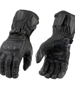 Riding Gear Xelement XG-717 Black ‘Acceleration’ Leather Armored Motorcycle Gloves