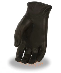 Milwaukee Leather SH721 Ladies Black Leather Unlined Classic Driving Gloves Riding Gear