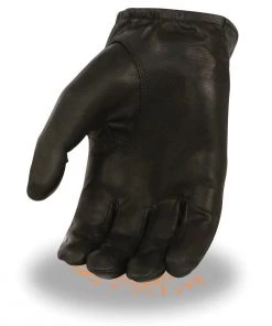 Riding Gear Milwaukee Leather SH729 Men's Black Unlined Leather Pro Driving Gloves