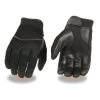 Xelement XG791 Men's Black Mesh And Leather Racing Gloves Riding Gear
