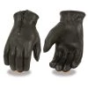 Milwaukee Leather SH867 Men's Black Deerskin Unlined Gloves