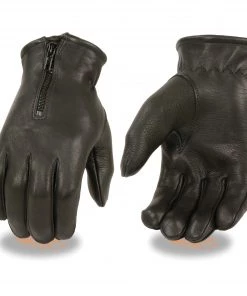 Milwaukee Leather SH867 Men's Black Deerskin Unlined Gloves