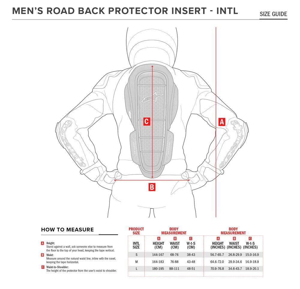 Riding Gear Alpinestars Men’s Nucleon KR-2i Back Protector Insert -Black