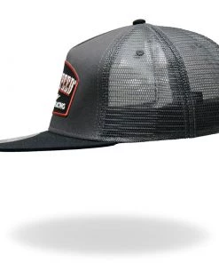 Hot Leathers SOA1011 Official Sons Of Speed Vintage Charcoal And Black Snap Back Hat