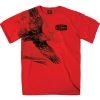 Hot Leathers 2022 Sturgis Motorcycle Rally SPB1027 Men’s Pencil Eagle Red T Shirt Riding Gear