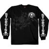 Hot Leathers Riding Gear 2022 Sturgis Motorcycle Rally SPB2009 Men's Black Skull And Checkered Flag Long Sleeve