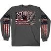 Hot Leathers Riding Gear 2022 Sturgis Motorcycle Rally SPB2040 Men's Carcoal Freedom Ride Long Sleeve