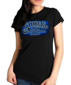 Hot Leathers Official 2021 Sturgis Motorcycle Rally SPL1733 Ladies Black #1 Design American Spirit T Shirt