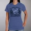 Hot Leathers Riding Gear Official 2021 Sturgis Motorcycle Rally SPL1748 Ladies Heather Blue Camp T Shirt