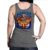 Hot Leathers Official 2021 Sturgis Motorcycle Rally SPL2734 Ladies Heather Dark Grey #1 Design American Spirit Tank Top Riding Gear