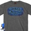Hot Leathers Official 2021 Sturgis SPM1942 Men's Motorcycle Rally #1 Design American Spirit Heather Charcoal T-shirt Riding Gear