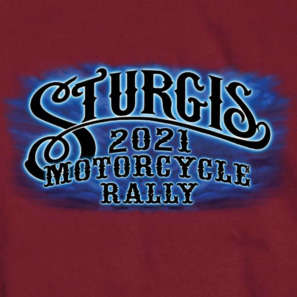 Hot Leathers Official 2021 Sturgis Motorcycle Rally SPM1943 Men’s Maroon #1 Design American Spirit T Shirt Riding Gear