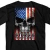 Hot Leathers Riding Gear Official 2021 Sturgis Motorcycle Rally SPM1965 Men’s Black Patriot T Shirt