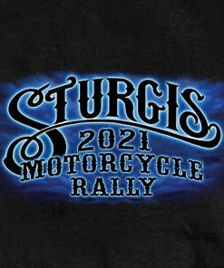 Hot Leathers Official 2021 Sturgis SPM3941 Men’s Motorcycle Rally #1 Design American Spirit Shooter Sleeveless Black Shirt Riding Gear