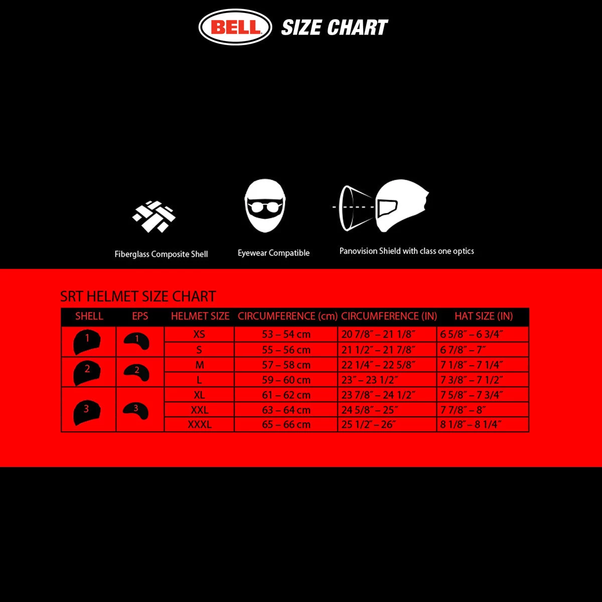 Bell Helmets Bell SRT Gloss White Full Face Helmet