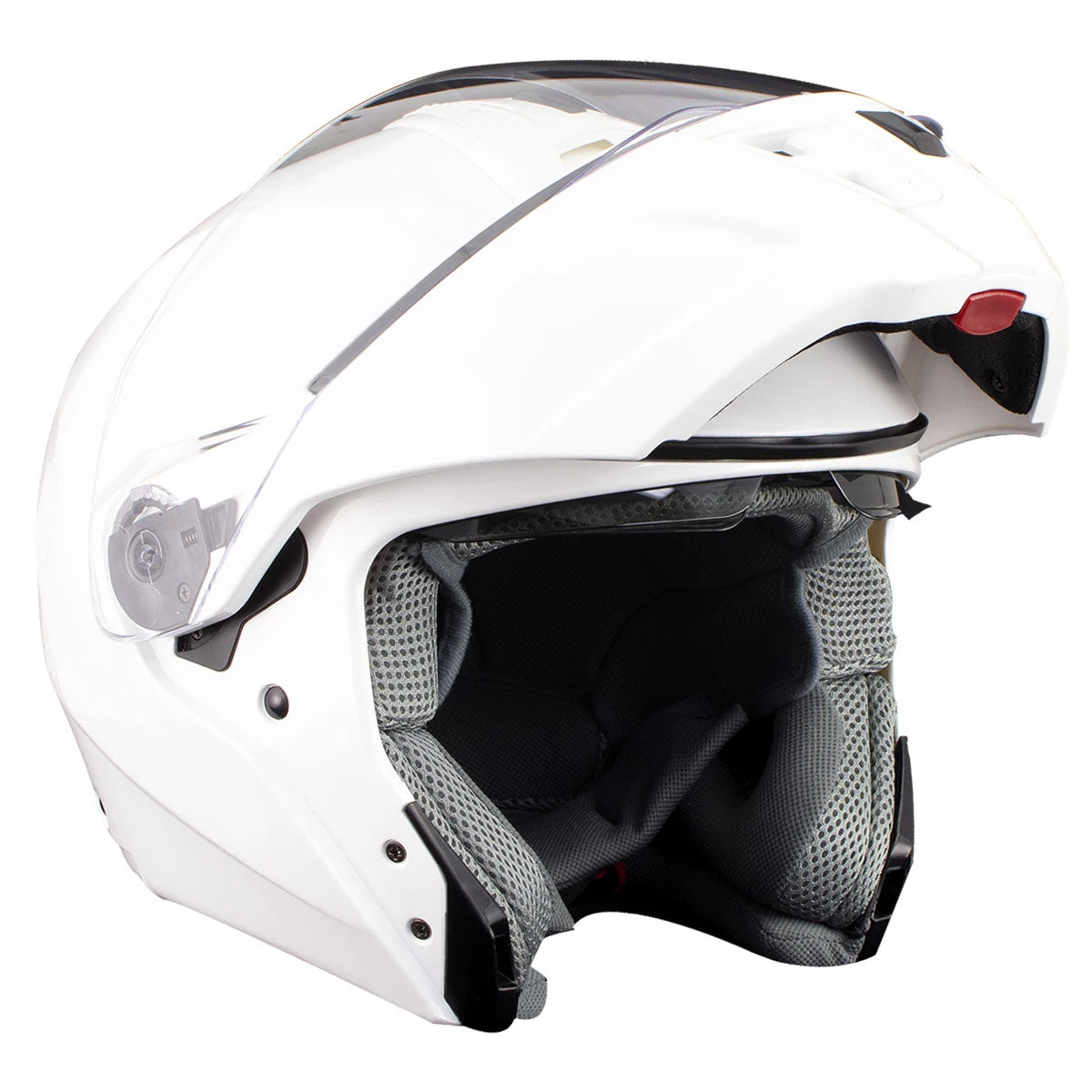 Hawk Helmets Hawk 'FX' ST11121 10WG White Modular Motorcycle Helmet