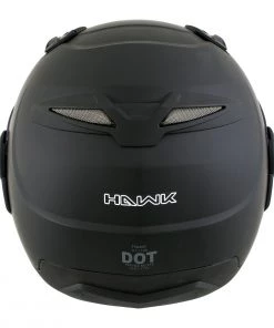 Hawk Helmets Riding Gear Hawk ST 1198'Transition' 2 In 1 Flat Black Modular Motorcycle Helmet