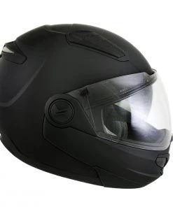 Hawk Helmets Riding Gear Hawk ST 1198'Transition' 2 In 1 Flat Black Modular Motorcycle Helmet