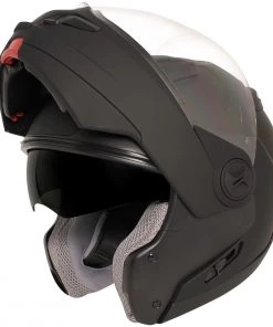 Hawk Helmets Riding Gear Hawk ST 1198 'Transition' 2 In 1 Flat Black Modular Motorcycle Helmet