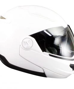 Hawk Helmets Hawk ST-1198 Transition 2 In 1 White Modular Motorcycle Helmet Riding Gear