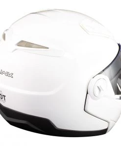 Hawk Helmets Hawk ST-1198 Transition 2 In 1 White Modular Motorcycle Helmet Riding Gear