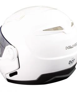 Hawk Helmets Hawk ST-1198 Transition 2 In 1 White Modular Motorcycle Helmet Riding Gear