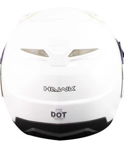 Hawk Helmets Hawk ST-1198 Transition 2 In 1 White Modular Motorcycle Helmet Riding Gear