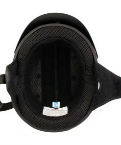 Outlaw Helmets Riding Gear Outlaw T70 'Dark Rider' Advance DOT Black Leather Like Half Helmet With Snap Visor